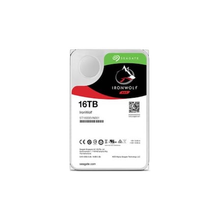 Seagate IronWolf NAS 16TB 7200RPM SATA 6.0 GB/s 256MB Hard Drive (3.5in.) ST16000VN001